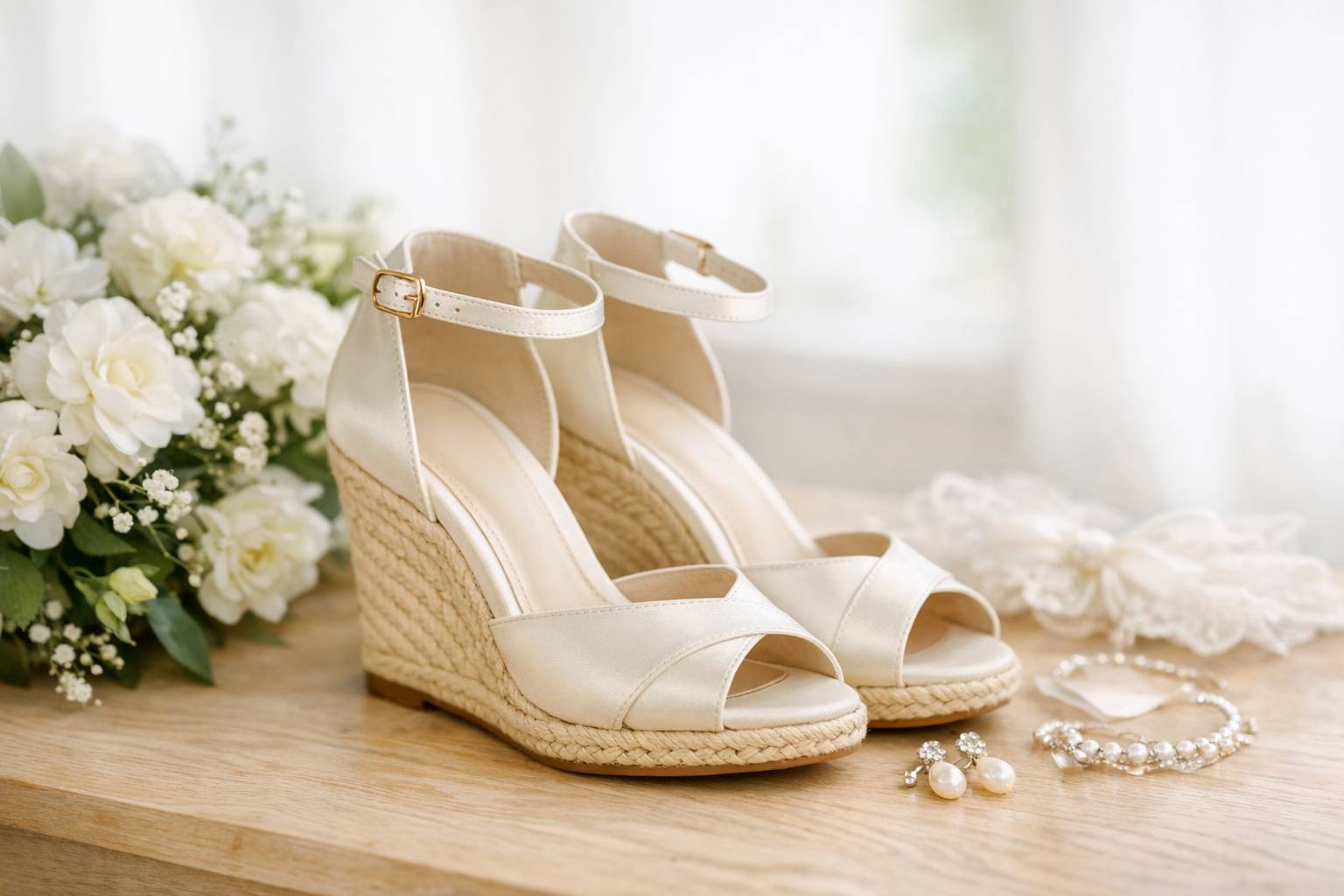 Cómo elegir tus zapatos de novia: guía práctica (con prioridad para las cuñas)