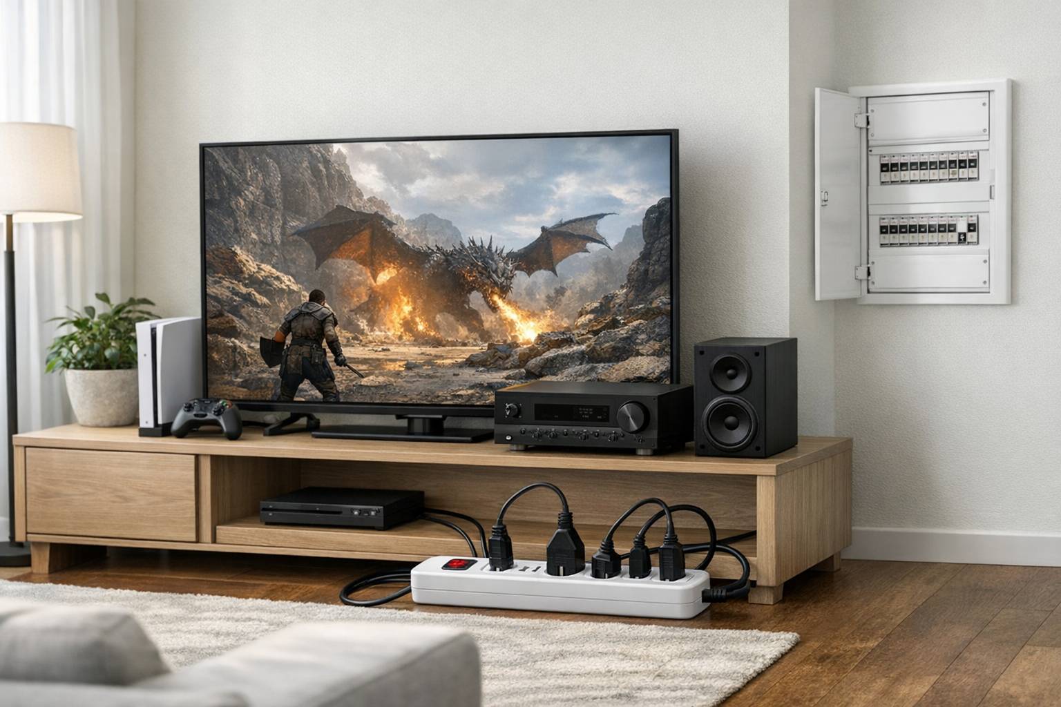 Cómo proteger los equipos eléctricos del salón y del hogar frente a subidas de tensión