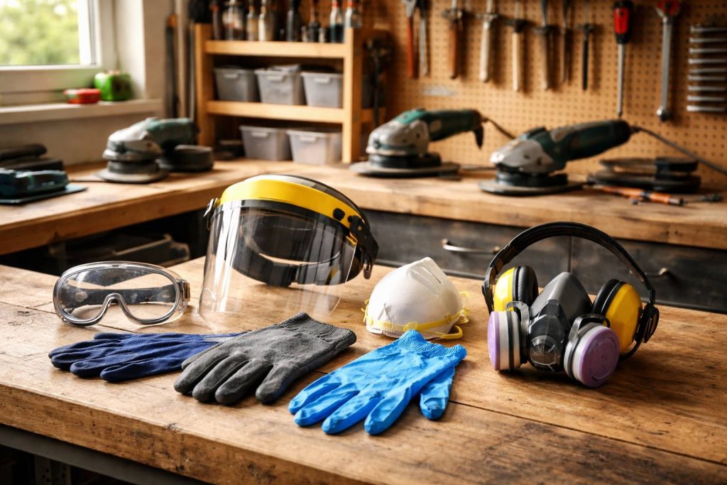 EPIs para bricolaje: cómo elegir bien gafas, guantes, mascarillas y protección auditiva
