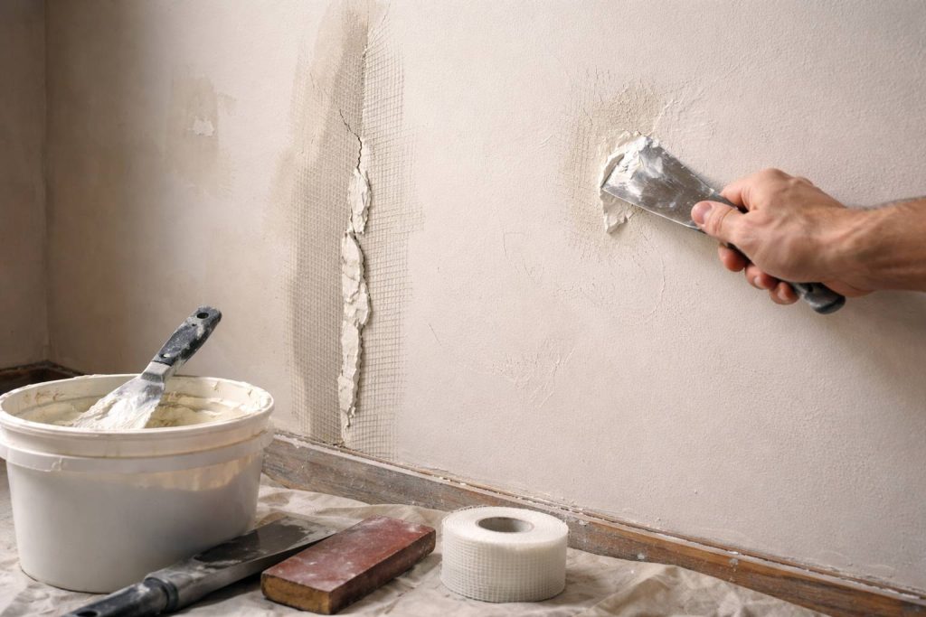 Reparar una pared con agujeros y grietas: materiales, pasos y acabados para que no se note