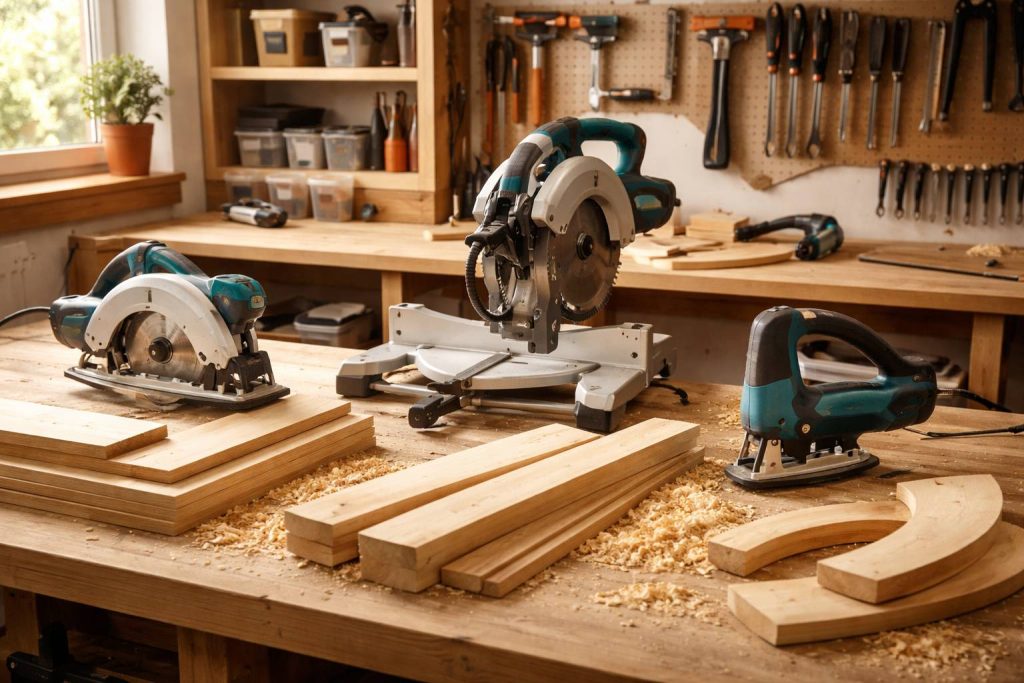 Sierra circular vs ingletadora vs caladora: guía para elegir la sierra perfecta (con ejemplos reales)