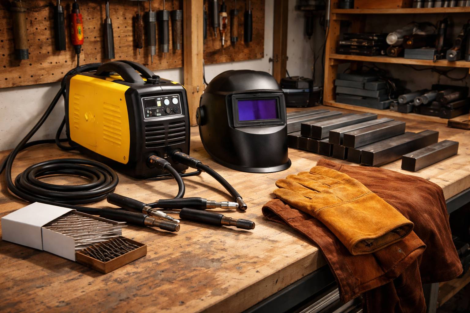 Soldador inverter para principiantes: cómo elegir amperaje, electrodos y equipo de protección